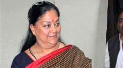 File picture of Vasundhara Raje