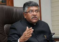 File pic of Ravi Shankar Prasad 