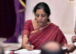 File pic of Nirmala Sitharaman