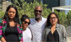 masaba gupta with vivian richards picture