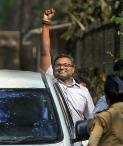 File picture of Karti Chidambaram