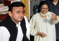 Akhilesh Yadav and Mayawati