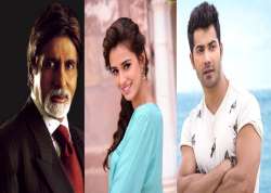 Amitabh Bachchan, Disha Patani, Varun Dhawan