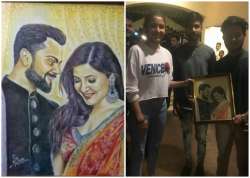 anushka sharma virushka painting by fan 