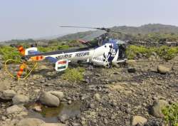 Indian Coast Guard chopper crashlands near Mumbai, all crew members safe