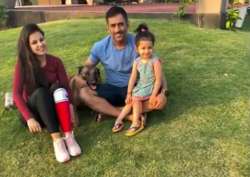 MS Dhoni family