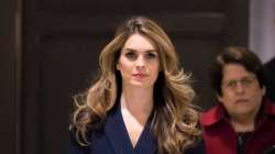 White House communications chief Hope Hicks