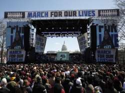 Hollywood celebrities grace 'March for Our Lives' rally