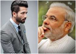 Shahid Kapoor, Narendra Modi