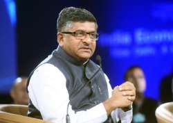 File pic of Union Minister Ravi Shankar Prasad 