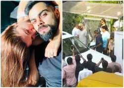 anushka sharma virat kohli spotted IPL 2018