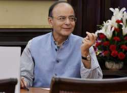 Finance Minister Arun Jaitley takes oath for fresh Rajya Sabha term