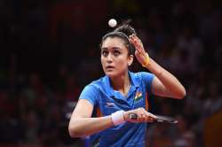 Manika Batra in action