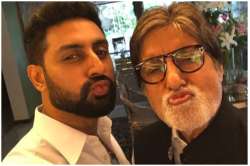 Amitabh Bachchan and Abhishek Bachchan