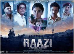 Raazi new poster: Alia Bhatt and Vicky Kaushal all set for an ‘incredible story’