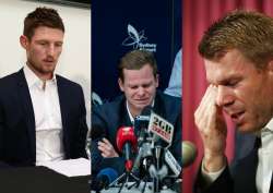 Cameron Bancroft, Steve Smith, David Warner