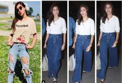 Anushka Sharma’s boyfriend jeans look is comfy yet trendy