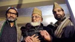 Syed Ali Geelani, Mirwaiz Umer Farooq and Muhammad Yasin Malik- File photo