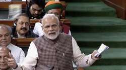 PM Modi in Lok Sabha