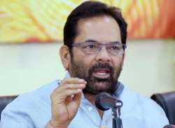 File image of  Mukhtar Abbas Naqvi