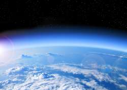 The ozone layer is protective film above earth's atmosphere which protects us from harmful UV rays o