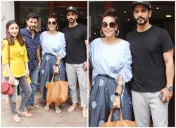 Newlyweds Neha Dhupia-Angad Bedi bond with Soha Ali Khan and Kunal Khemu