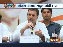 Rahul Gandhi presser before Karnataka polls LIVE: 'BJP has failed to explain their vision for the state welfare'