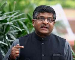 Ravi Shankar Prasad - File photo