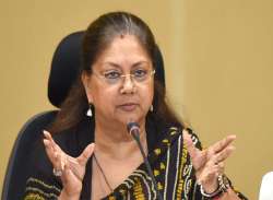 Rajasthan CM Vasundhara Raje