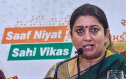 United opposition a 'backhanded compliment' for PM Modi: Smriti Irani