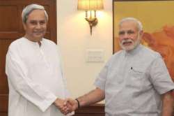 Odisha CM Naveen Patnaik with Prime Minister Narendra Modi.