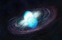 Collision of two neutrons estimated to form a low mass black hole