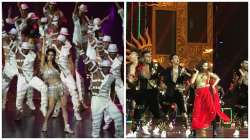  Nushrat Bharucha, Mouni Roy perform at IIFA 2018