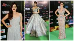 Dia Mirza, Kriti Sanon and Nushrat Bharucha at IIFA 2018