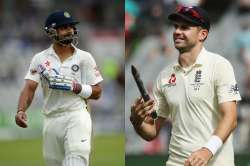 Virat Kohli and James Anderson