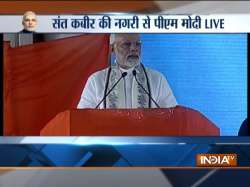 PM Modi speaking at Maghar