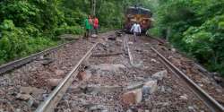 Chhattisgarh: Eight goods train wagons fall off bridge after Naxals uproot tracks in Dantewada district