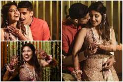 Shweta Tripathi and Chaitanya Sharma engagement ceremony 