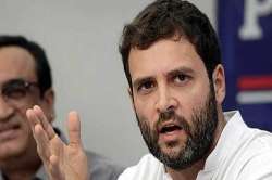  Congress President Rahul Gandhi on Tuesday said that the 'opportunistic BJP-PDP alliance set fire to Jammu and Kashmir'.