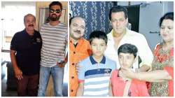 Sanjeev Shrivastava with Suniel Shetty and Salman Khan