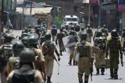 Security forces in Kashmir