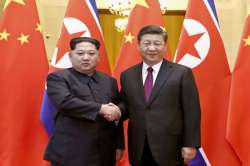 North Korean Leader Kim Jong Un along with Chinese President Xi Jingping