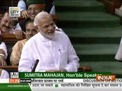 PM Modi replying to debate on no-confidence motion in Lok Sabha