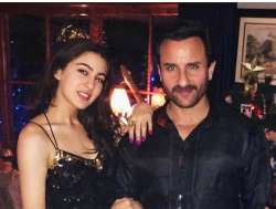 saif ali khan sara ali khan in a film