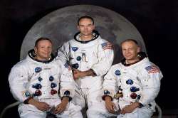 Neil Armstrong, Michael Collins and Edwin Aldrin