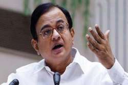 Senior Congress leader P Chidambaram.