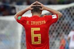 Andres Iniesta FIFA World Cup 2018 Spain