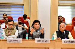 Piyush Goyal during the GST Council Meet