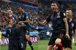 France face Croatia in the World Cup 2018 finals