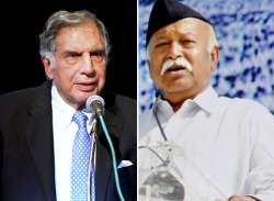 Ratan Tata and Mohan Bhagwat